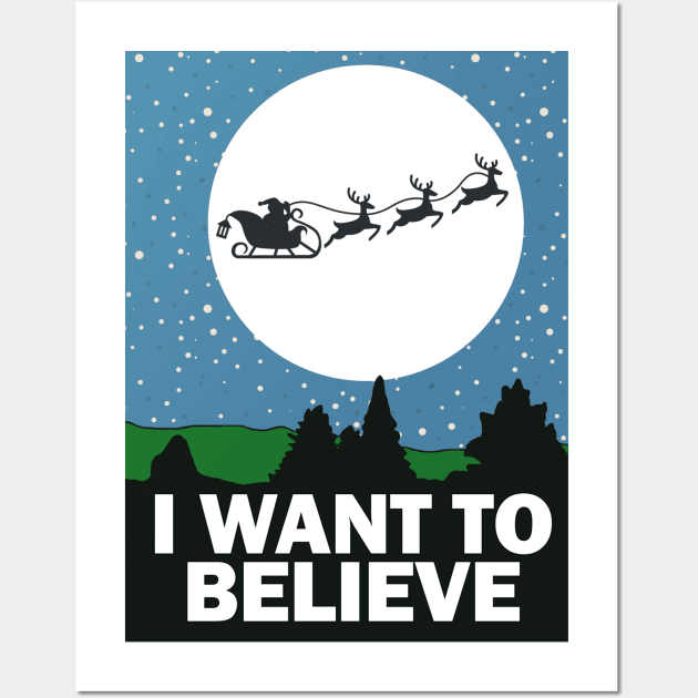 I WANT TO BELIEVE Wall Art by crashboomlove
